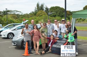 Volunteers at the KCC EV Ride And Drive